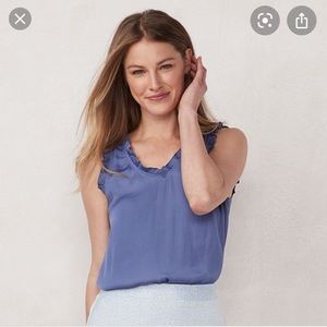 Lauren Conrad Ruffle Tank